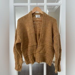 Aritzia Le Fou Mustard Cardigan